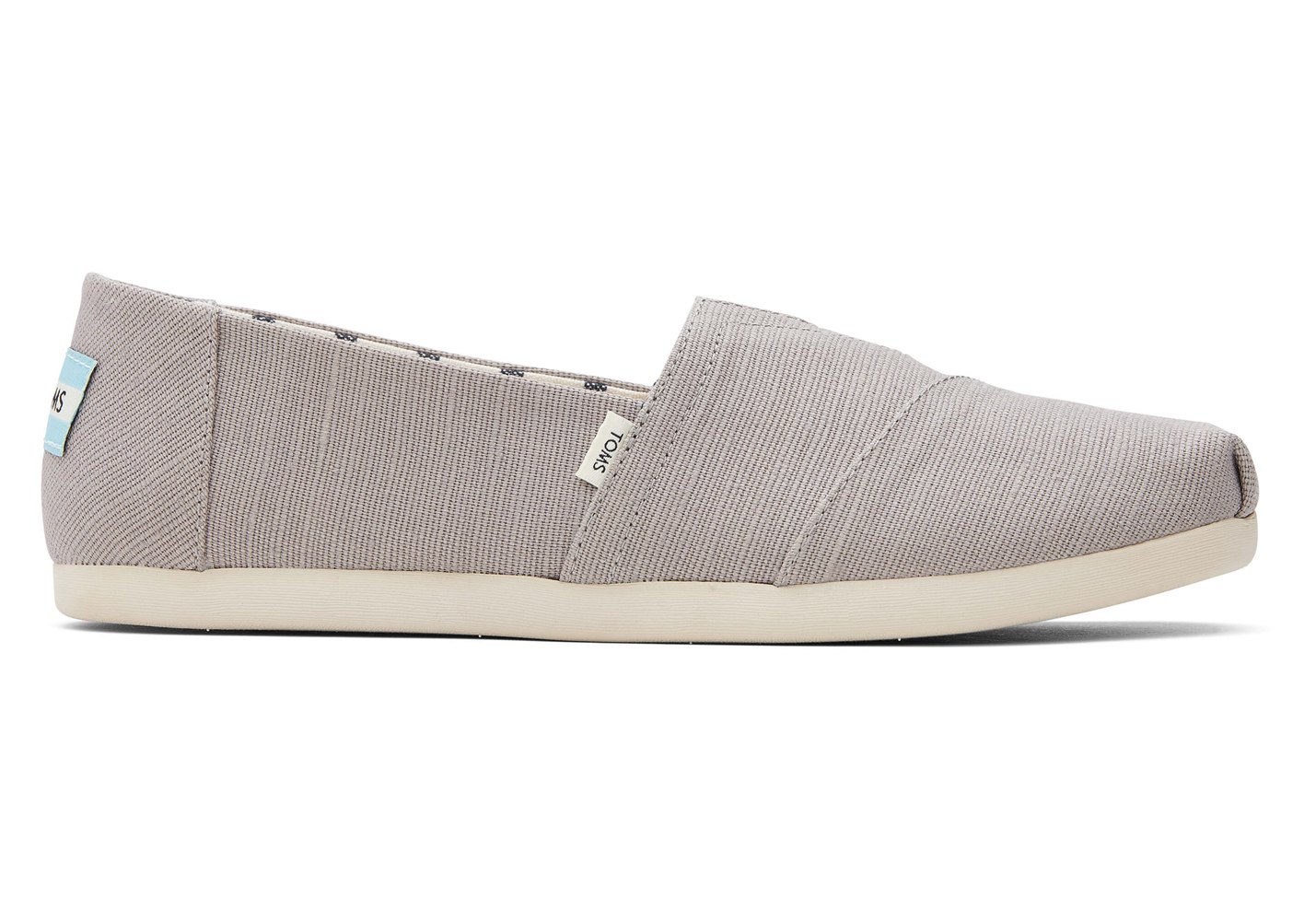 Toms Alpargata Heritage Canvas Espadrille Grey - Mens - 45308-MTIW